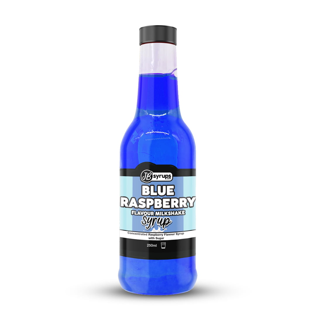 Blue Raspberry Flavour Milkshake Syrup | JB Syrups