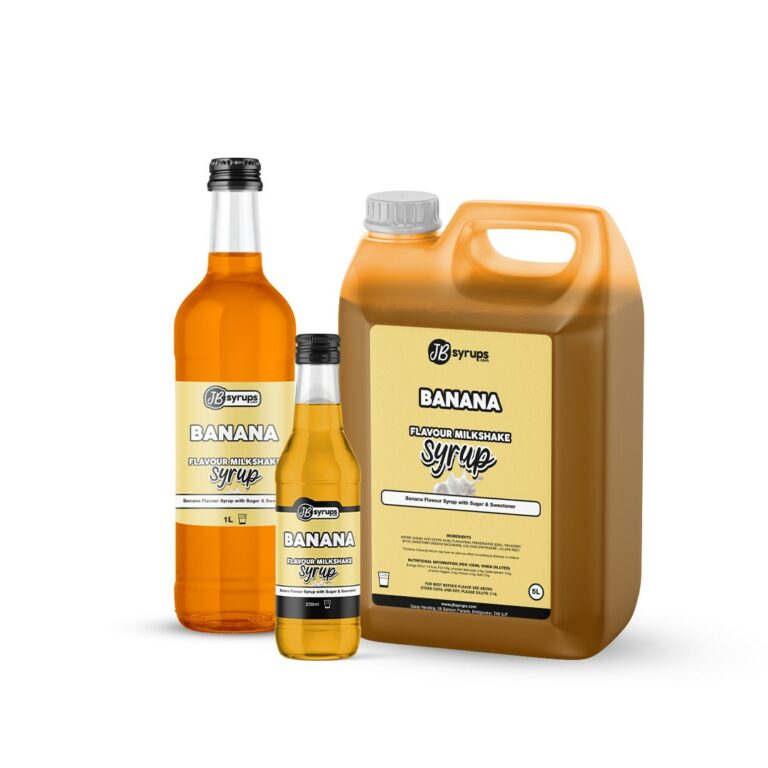 Banana Milkshake Syrup - Peel Back The Flavour With JB Syrups'