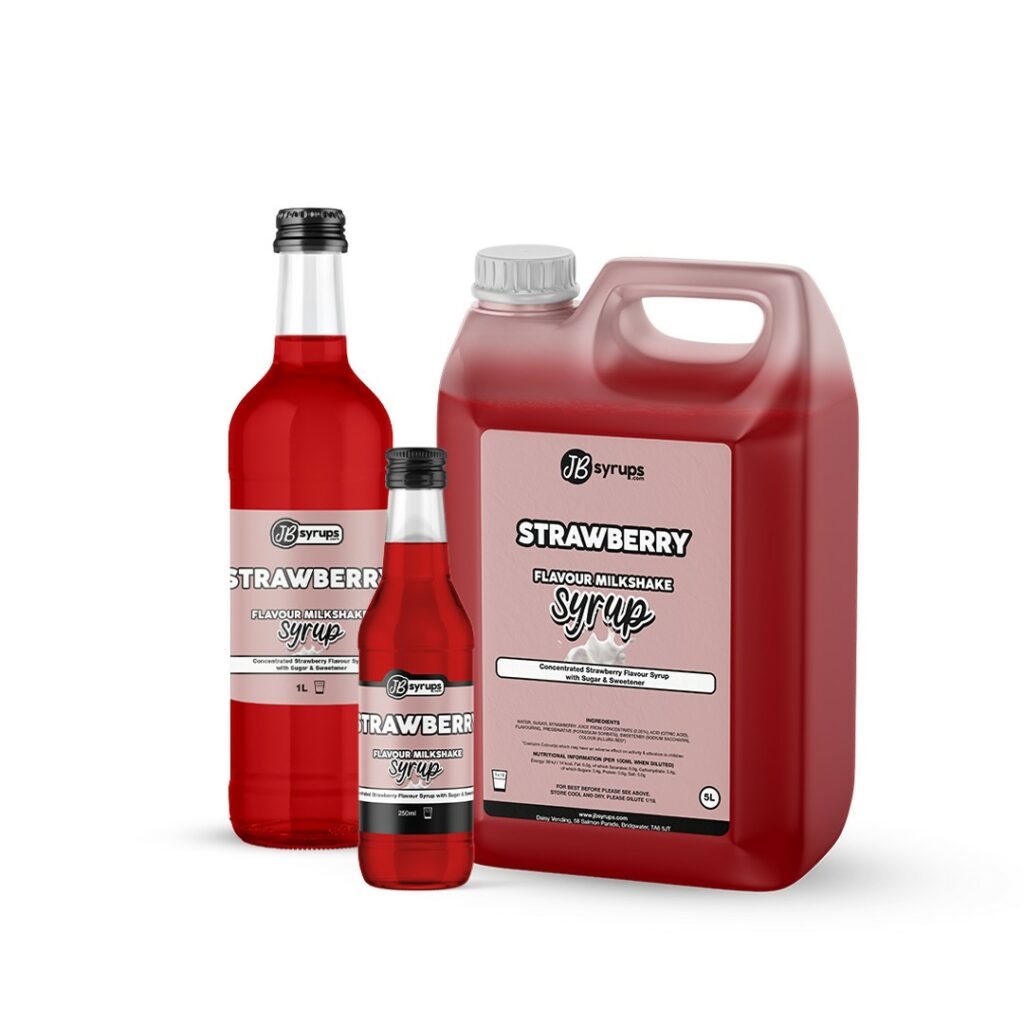 Strawberry Milkshake Syrup Berry Delightful