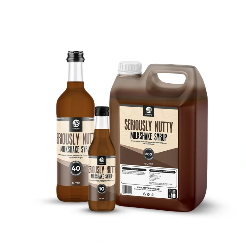 Seriously Nutty Flavour Milkshake Syrup