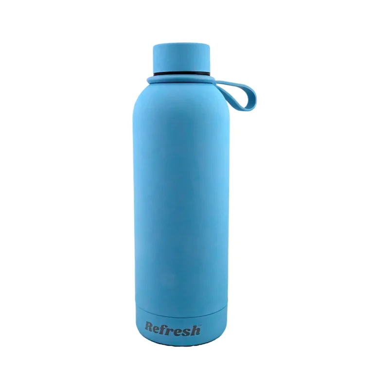 Refresh Double Wall Stainless Steel Leak-Proof Drinks Bottle, 500ml, Blue